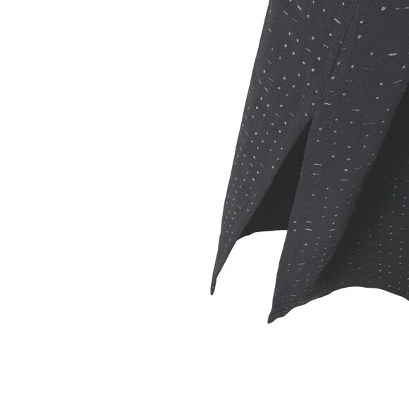 Eileen Fisher Top 14 Petite Black Printed Short Sleeve Tencel Blend TP-3313 - Picture 6 of 9